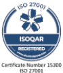 Seal Colour Alcumus ISOQAR 27001 footer 1