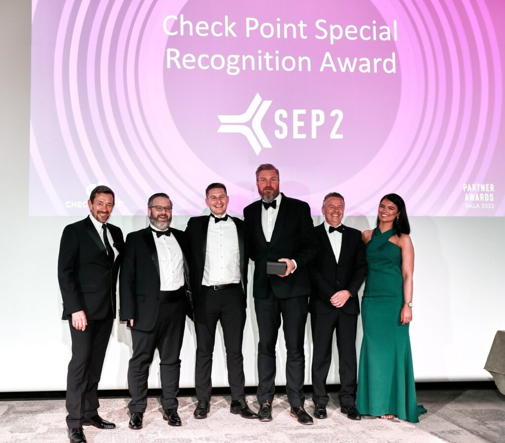 SEP2 win the Check Point Special Recognition Award